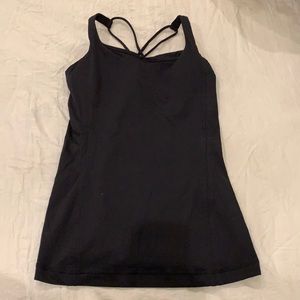 Lululemon black tank top